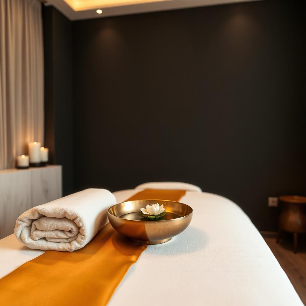 A private single treatment room at Nuad Thai Massage Athens